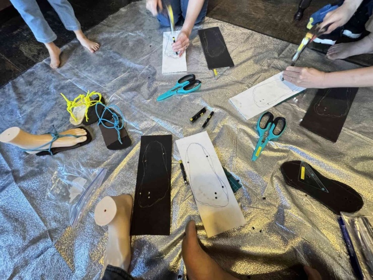 ワラーチ製作ワークショップ