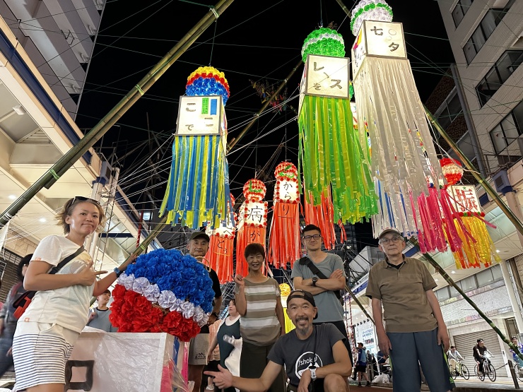七夕飾りを有志で作成!!(2024年)