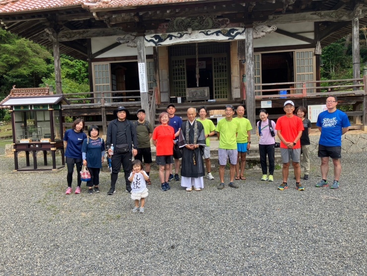 大田住職と記念写真