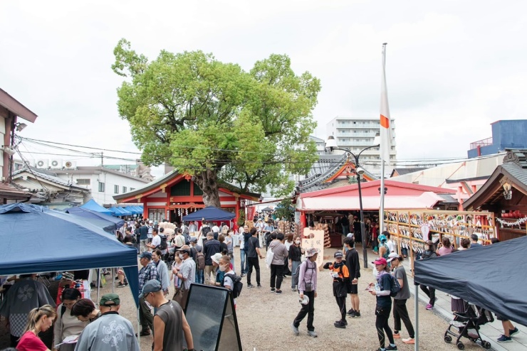 足祭りの様子