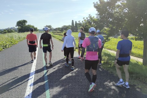７月定期練習会　～　早朝ラン　～