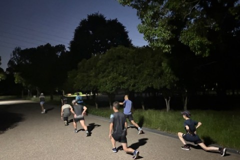 7/16(水)【チームソトアソビ連習会＠深北緑地】7kビルドアップ走
