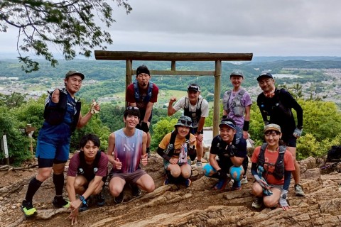 7/12開催　山岸選手と駆ける、チャレンジトレイル　「宿谷の滝でドボン編」