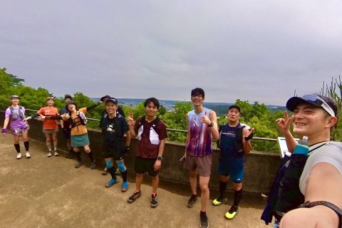 7/12開催　山岸選手と駆ける、チャレンジトレイル　「宿谷の滝でドボン編」