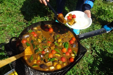 夏野菜カレーマラニック