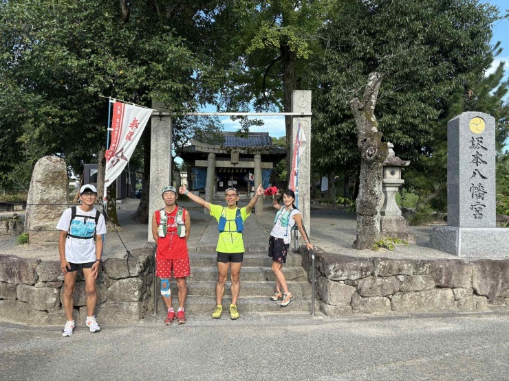 坂本八幡宮からスタート
