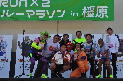表彰式（参加メンバー全員で）