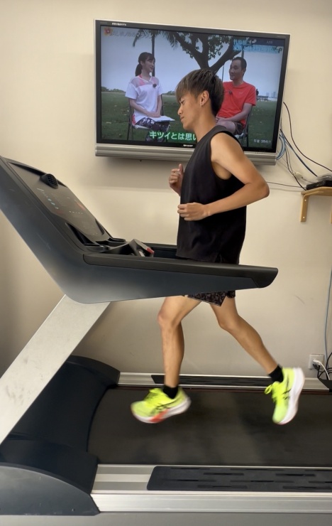 トレッドミルを使うことも可能です