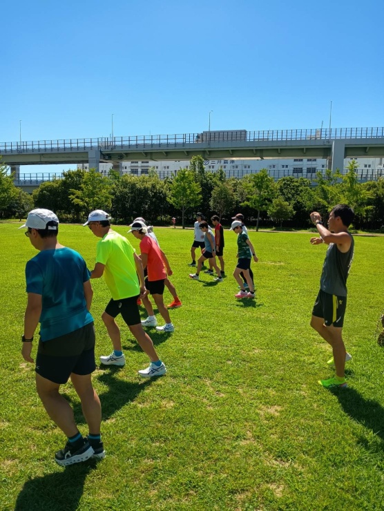 動きづくりとドリル