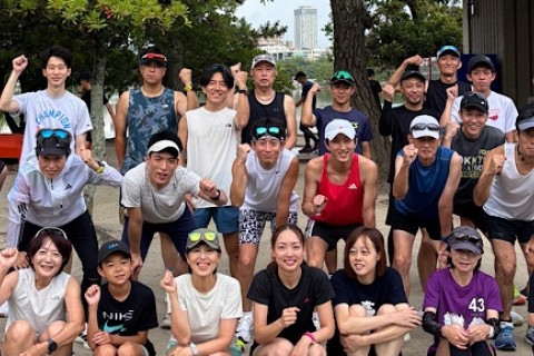 夏を走り切ろう！！真夏の16km走