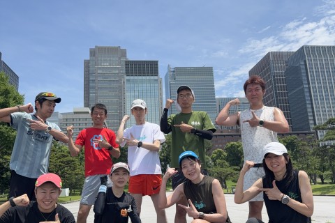真夏の16kmペース走(最小催行人数あり)