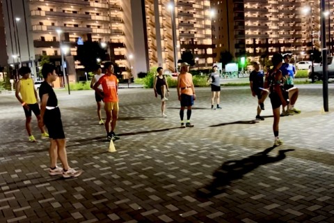 彩のランニング練習会（第40回）ミドルインターバル走 1000m × 4 + 400m x 2