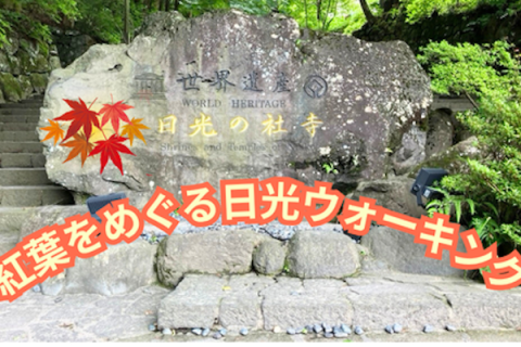 紅葉を巡る日光ウォーキング