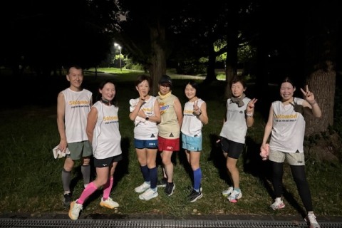 8/20(水)【チームソトアソビ連習会＠深北緑地】100×20本