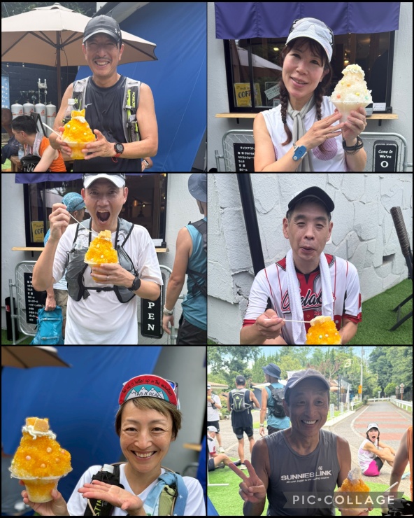 カキ氷休憩の様子