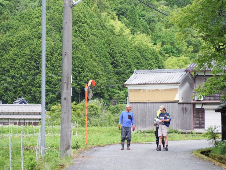 ランナーと地域の人