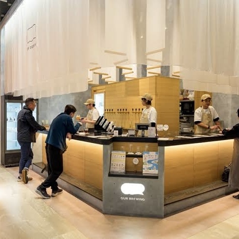 福井駅minie1階にあるタップルーム