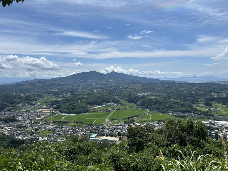 木葉山頂上からの景色