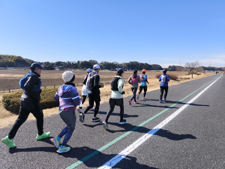 他会場距離走写真