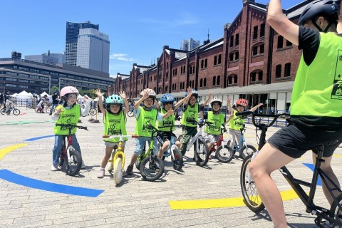 楽しく学べるデンマーク式自転車教室 in 東京ベイバイシクル2025