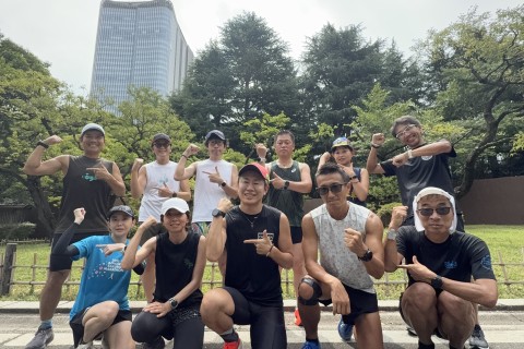 残暑の16kmペース走in日比谷公園(9/20は25km)