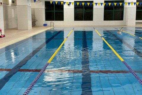 【品川区トライアスロン連合主催】ベーシックスイム（1月27日 日野学園）