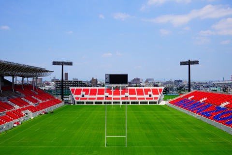 いろんなラグビー楽しむ！みんなでラグビー体験会！in花園