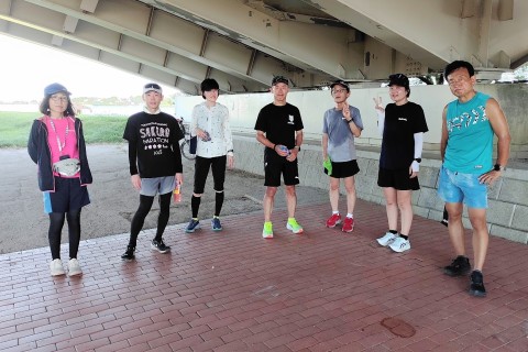 ８月定期練習会　～　耐夏ラン　～