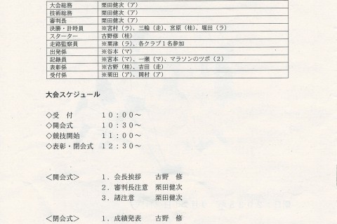 第14回京都リレーマラソン（京都マスターズ専用）