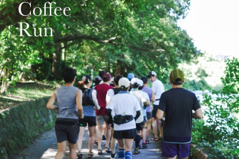 COFFEE BLUE×STRIDE LAB コーヒーラン・美味しい１杯を飲んで休日をスタート