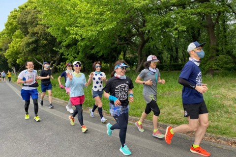 マラソントレーニング 2時間LSD in 庄内緑地公園