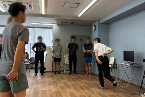 効率の良いランニングフォーム獲得に向けたワークショップ