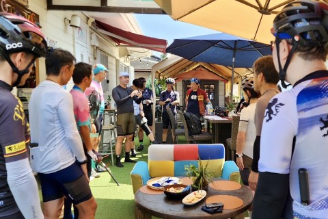 KAPELMUUR　cocotiライド with サイクリングジプシーカフェ