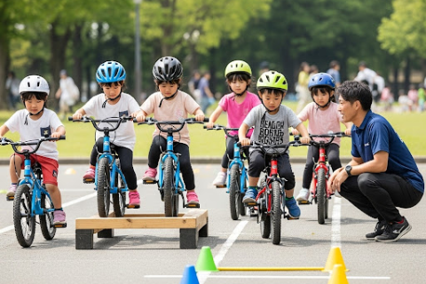 安全に乗るための KIDS バイク教室 in 東京ベイバイシクル2025