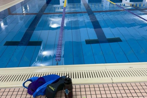 【品川区トライアスロン連合主催】ベーシックスイム（1月27日 日野学園）