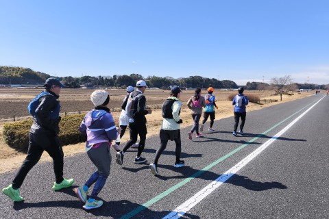 稲毛海浜公園で距離走練習会！完全フラット5km周回コースで初心者に優しい！30km6分30秒/km