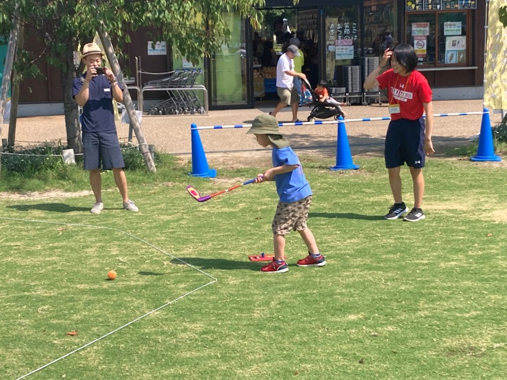 スポーツ体験コーナー（スナッグゴルフ）