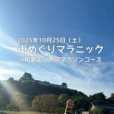 街めぐりマラニック in 和歌山ジャズマラソンコース