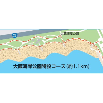 大蔵海岸公園特設コース