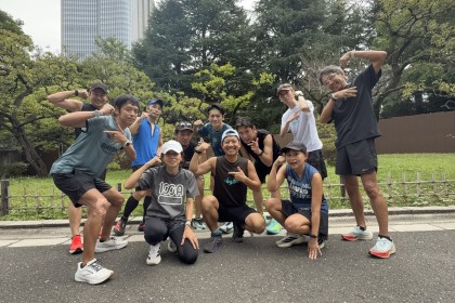20kmペース走in日比谷公園(10/4は30km)
