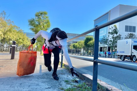 ジョギング＋ゴミ拾い【プロギング小菅村】村を綺麗にしながら運動も！