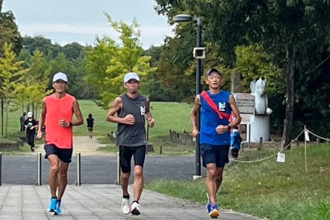 奈良マラソンのペースランナーと走る練習会