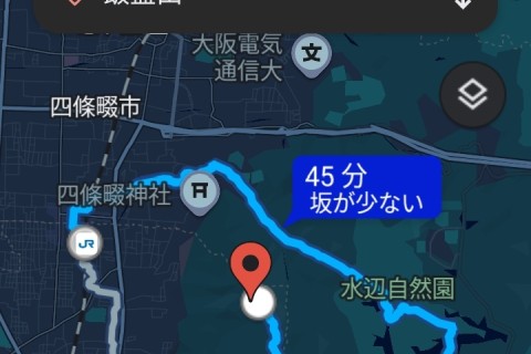 JR四条畷駅〜飯盛山