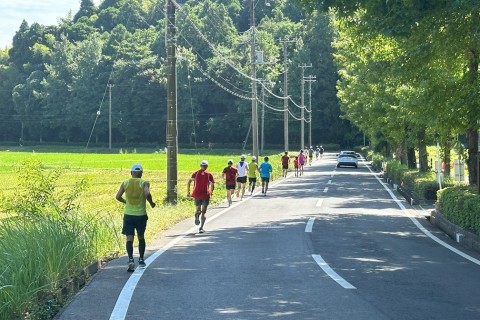 佐倉岩名・1K×20本（6分ごとスタート）実戦練習会　《主催》ニッポンランナーズ