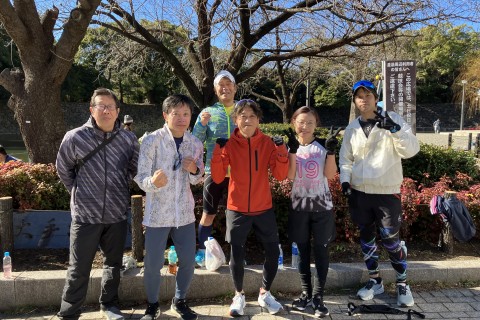 2/14(土)東京MAB【嶋原清子監督練】20km走＠皇居