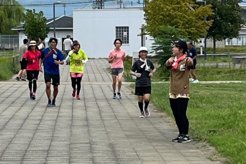 奈良マラソンのペースランナーと走る練習会