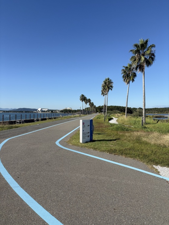 気持ちのいい公園内コース