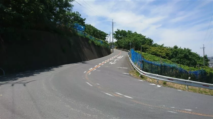 片道5.5kmの峠走コース