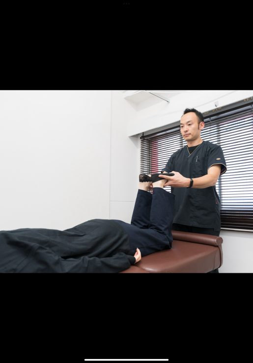 カイロにて足の長さ確認