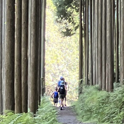 トレイルランニングに悩んでいる人で話しながら山を走るイベント